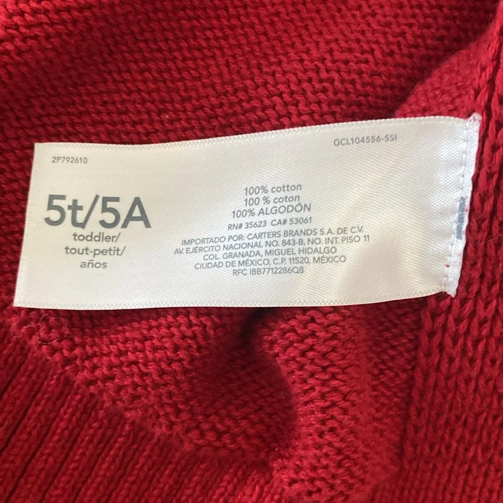 Carters girls sweater